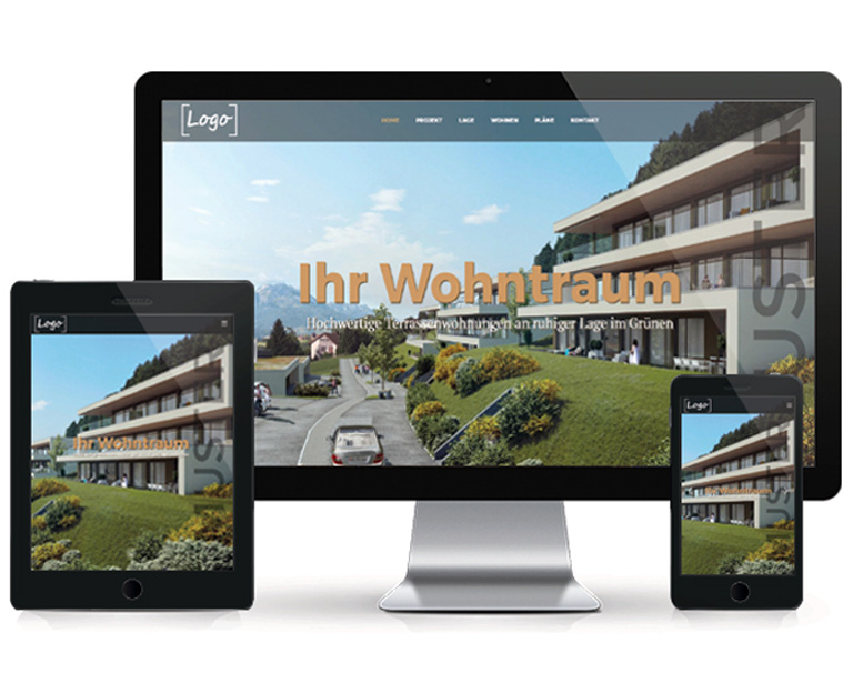 Immobilien Webseite